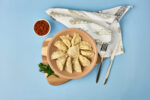 Pierogi z kaszą gryczaną, grzybami i natką pietruszki 300g - obrazek 2