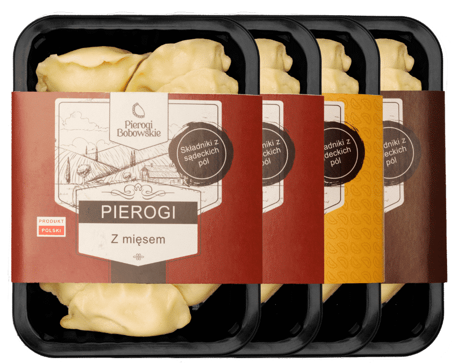 Zestaw pierogów z mięsem
