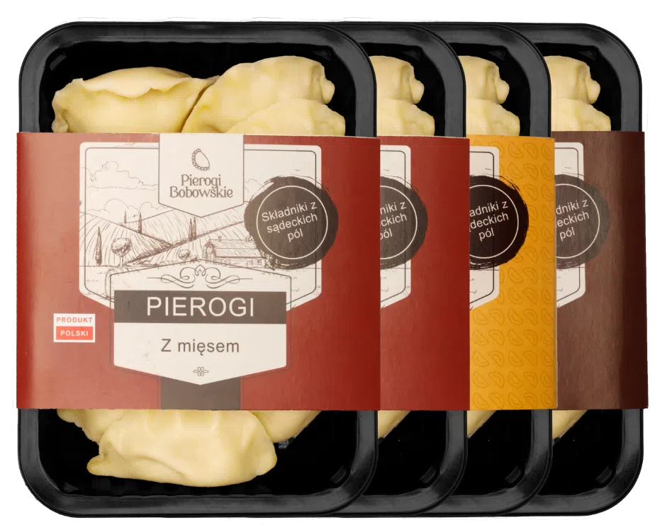 Zestaw pierogów z mięsem